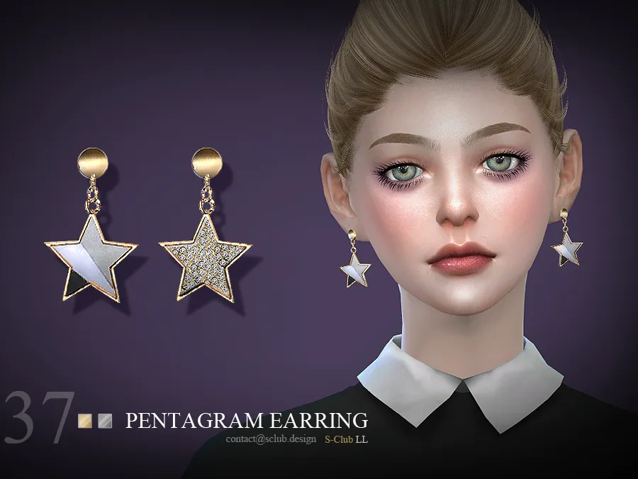 S-Club LL ts4 earring N37