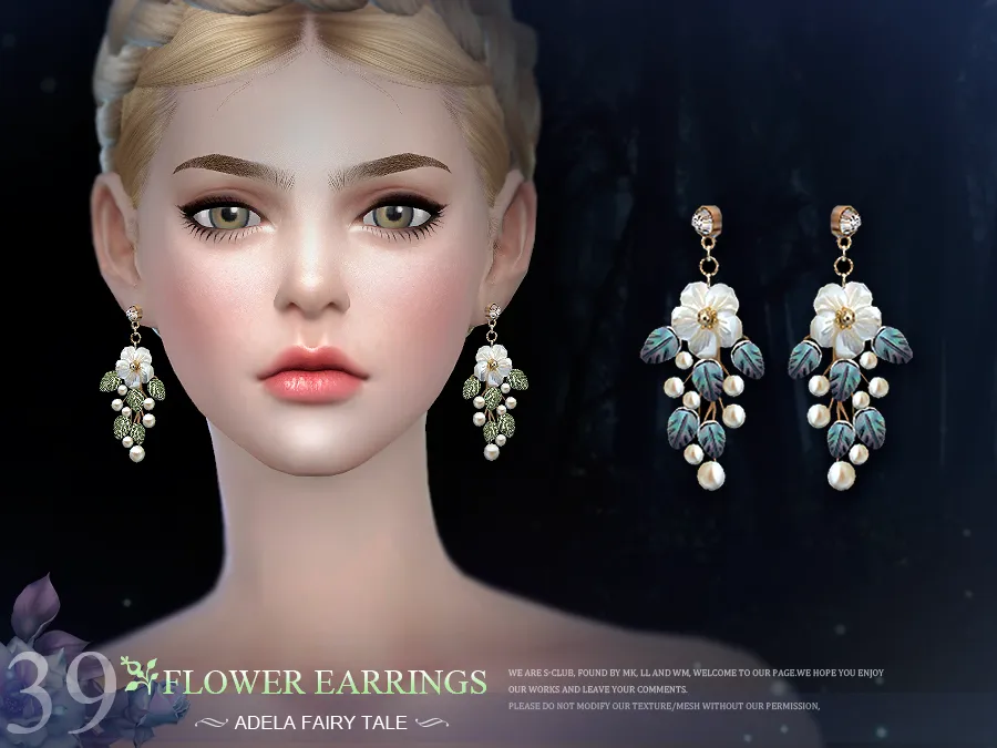 S-Club LL ts4 earring N39
