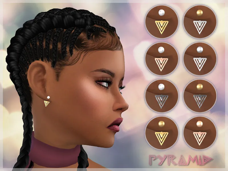 Pyramid Earrings