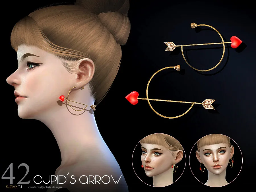S-Club LL ts4 earring N42