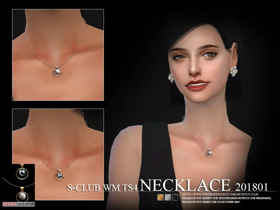 S-Club ts4 WM Necklace F 201801