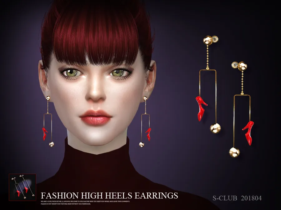 S-Club LL ts4 earring 201804