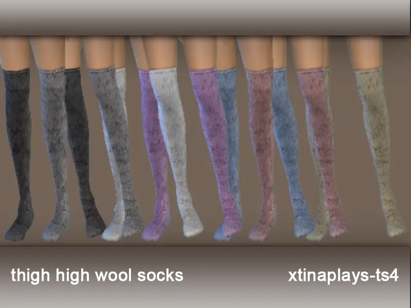 Thigh High Wool Socks