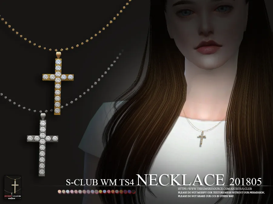 S-Club ts4 WM Necklace F 201805