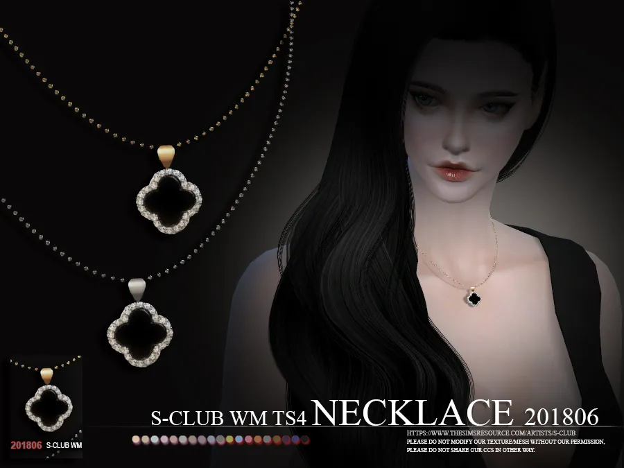 S-Club ts4 WM Necklace F 201806