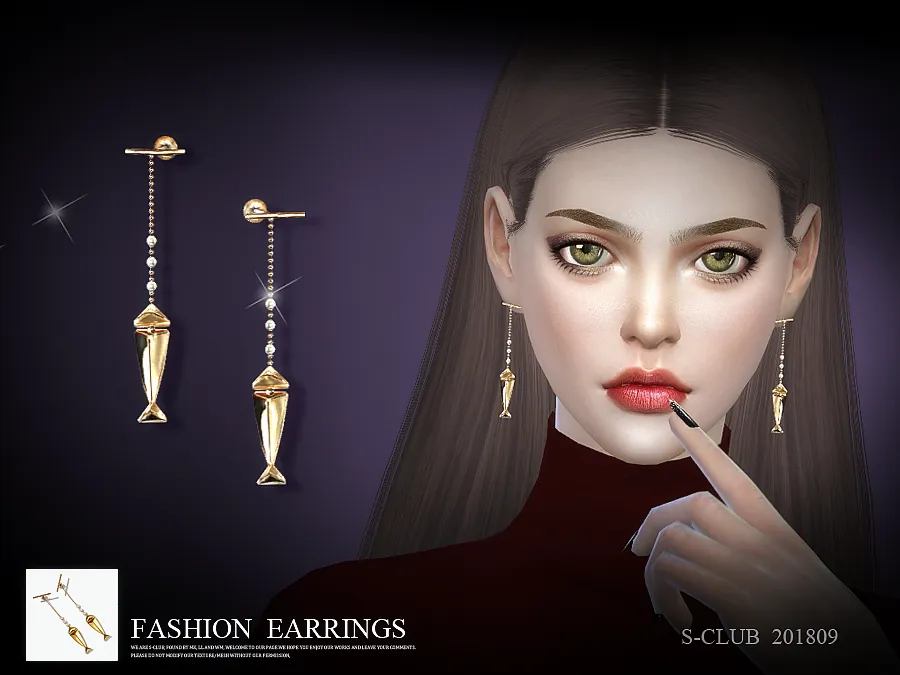 S-Club LL ts4 earring 201809