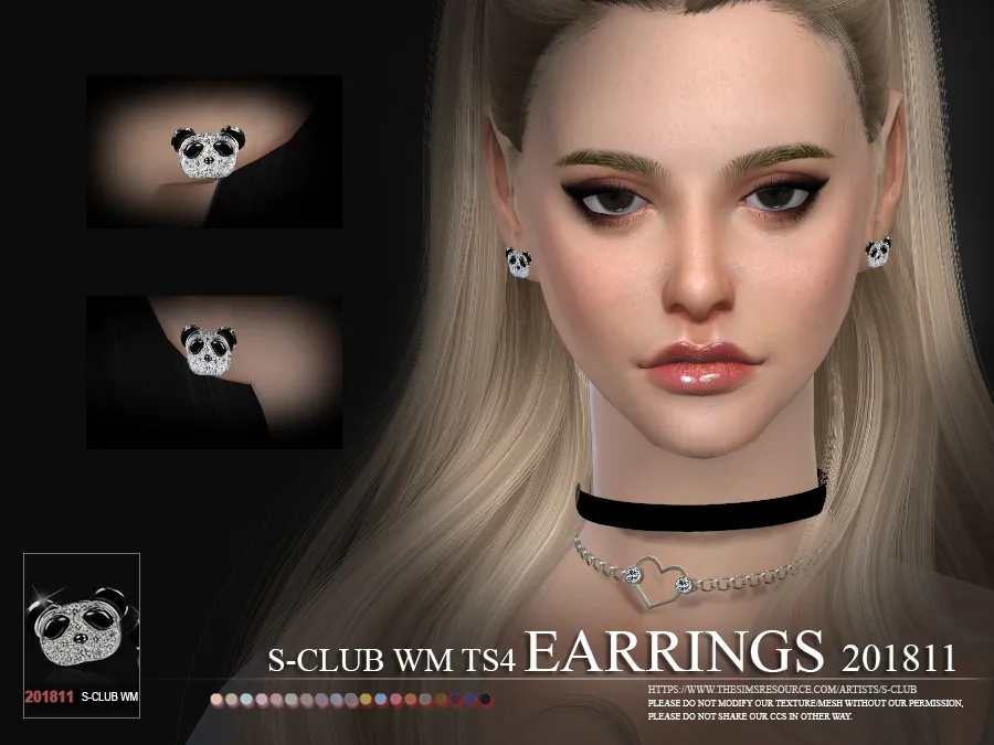 S-Club ts4 WM EARRINGS F 201811