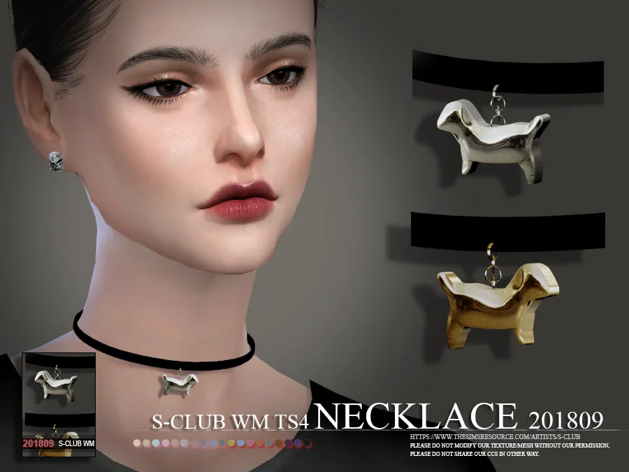 S-Club ts4 WM Necklace F 201809