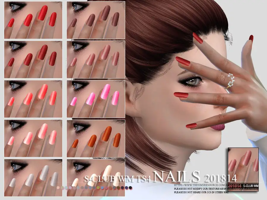S-Club ts4 WM Nails 201814
