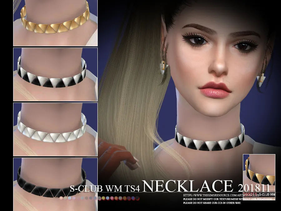 S-Club ts4 WM Necklace F 201811