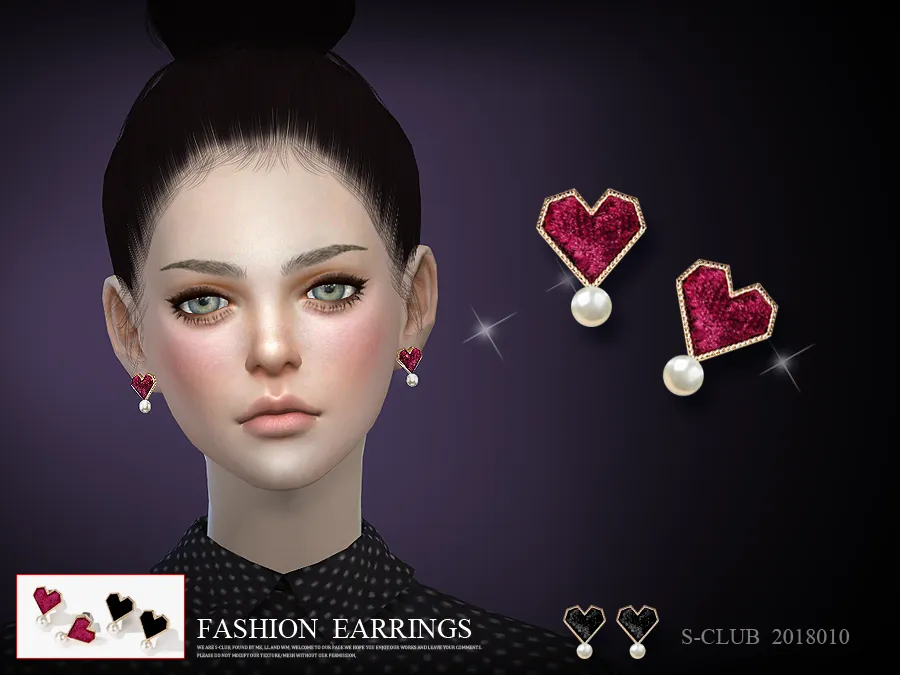 S-Club LL ts4 earring 201810