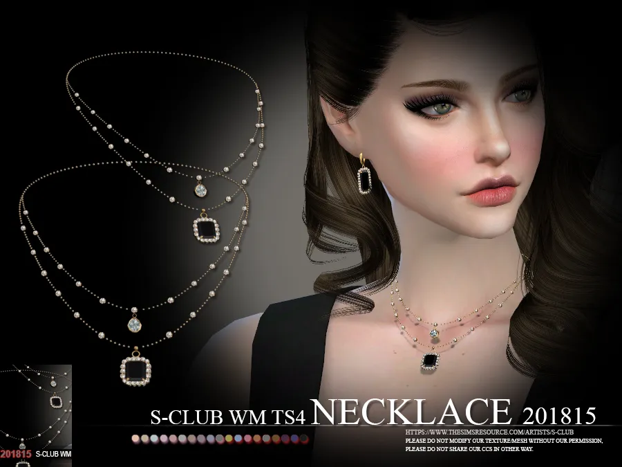 S-Club ts4 WM Necklace F 201815