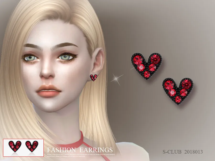 S-Club LL ts4 earring 201813