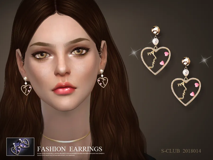 S-Club LL ts4 earring 201814