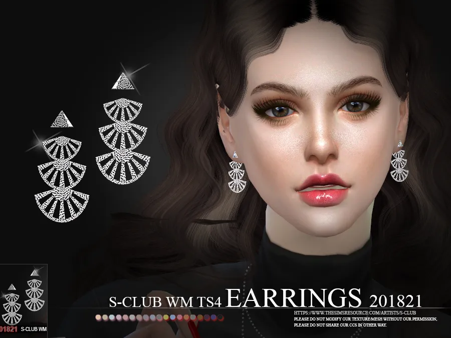 S-Club ts4 WM EARRINGS F 201821