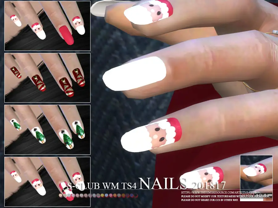 S-Club ts4 WM Nails  201817