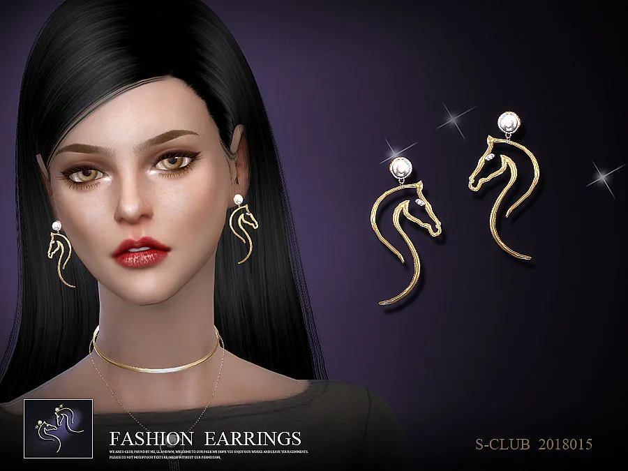 S-Club LL ts4 earring 201815