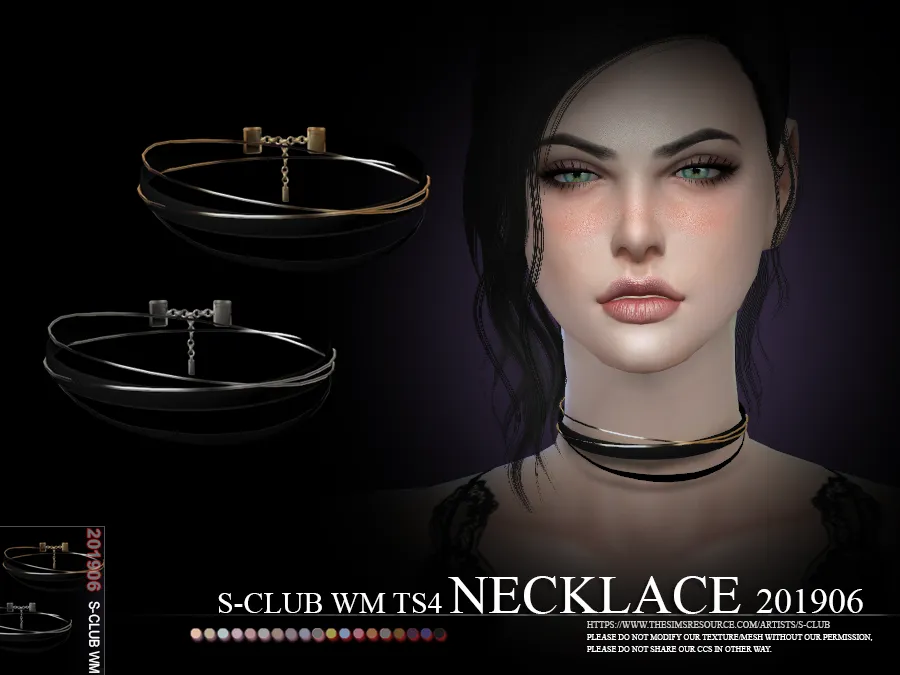 S-Club ts4 WM Necklace 201906