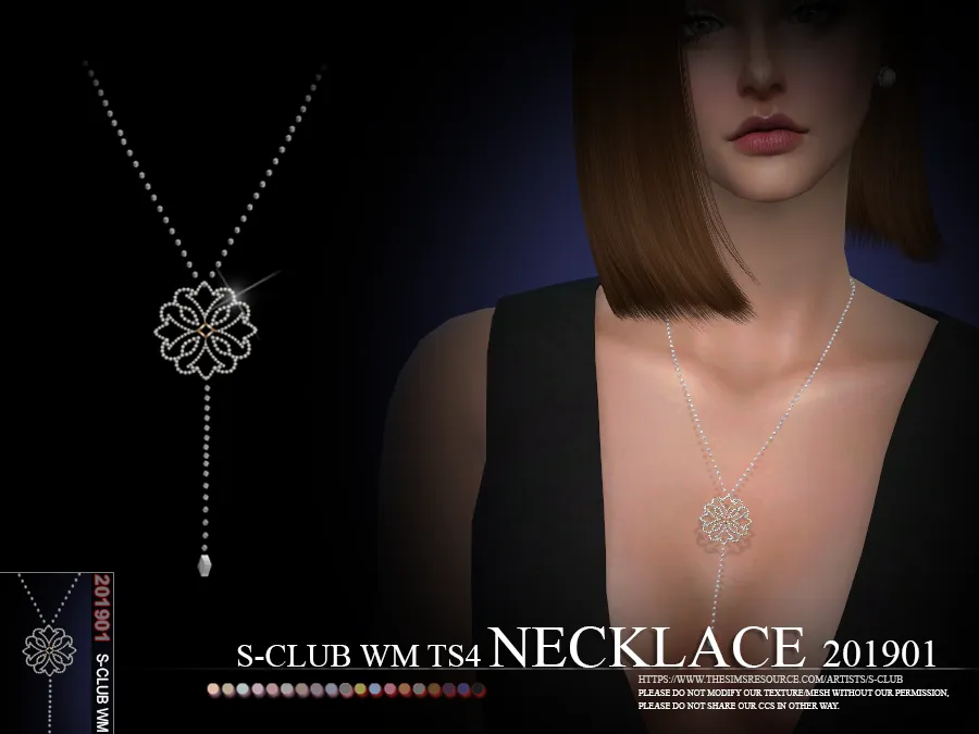 S-Club ts4 WM Necklace 201901