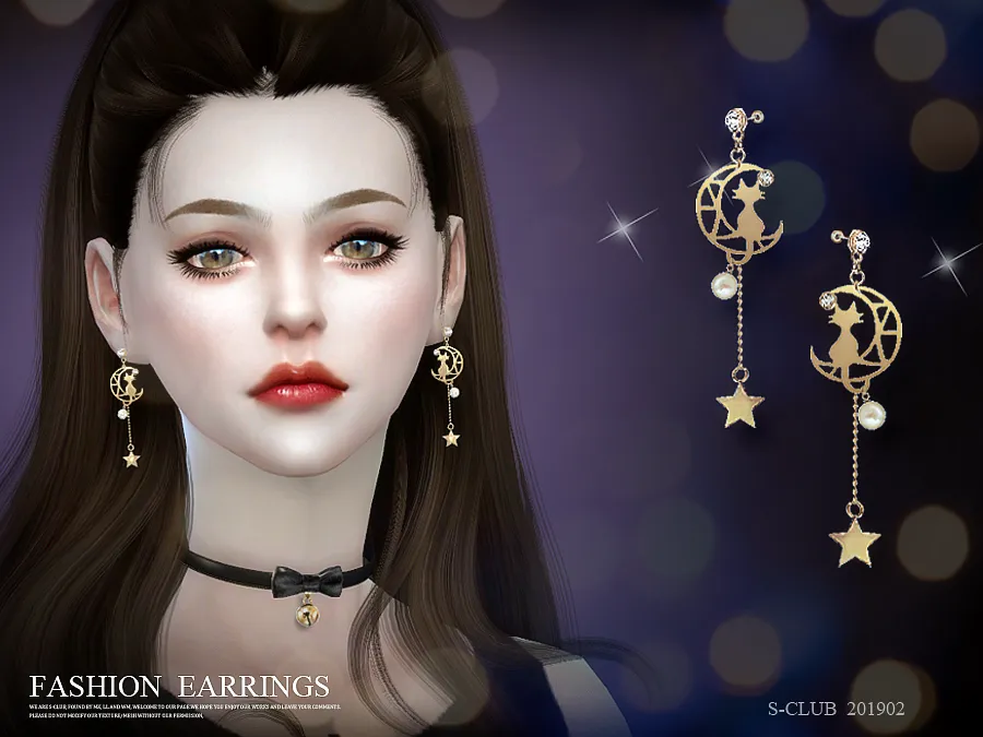 S-Club ts4 LL EARRINGS 201902