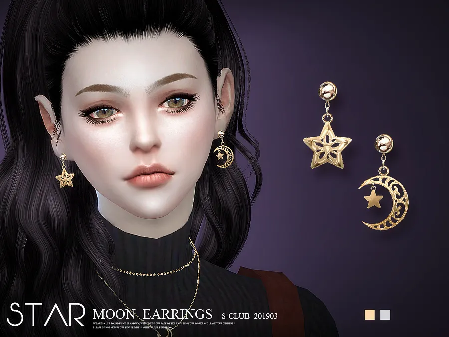 S-Club ts4 LL EARRINGS 201903