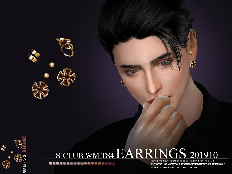 S-Club ts4 WM EARRINGS 201910