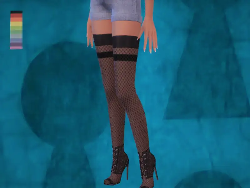 Fishnet_Thigh High Stockings01