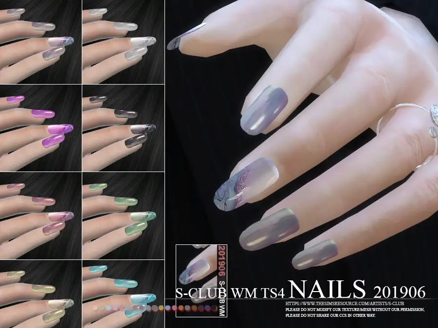 S-Club ts4 WM Nails 201906