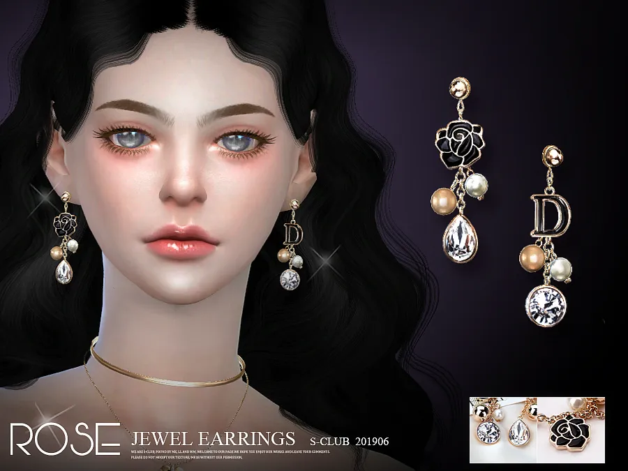 S-Club ts4 LL EARRINGS 201906