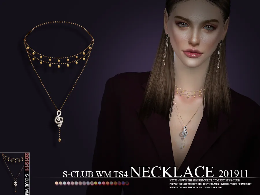 S-Club ts4 WM Necklace 201911