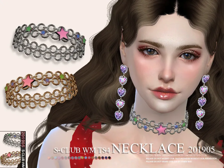 S-Club ts4 WM Necklace 201905
