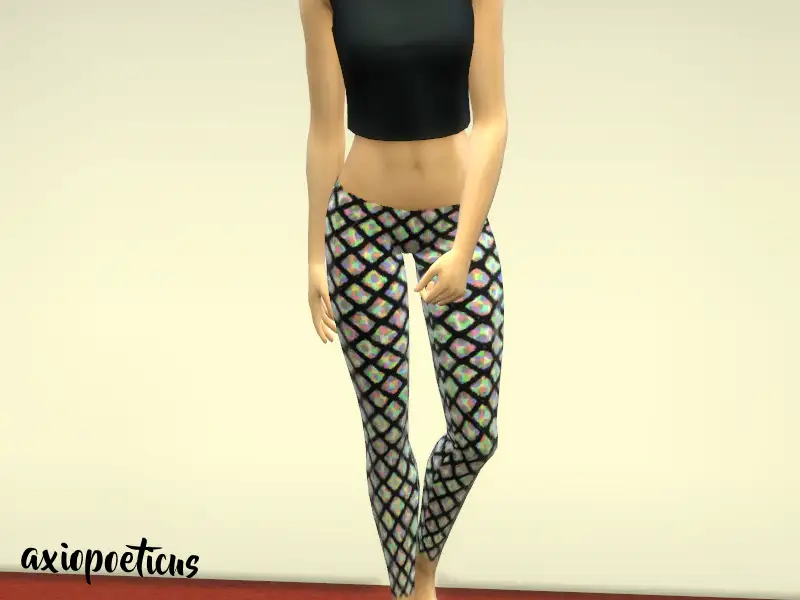 Multicolor Pattern Leggings