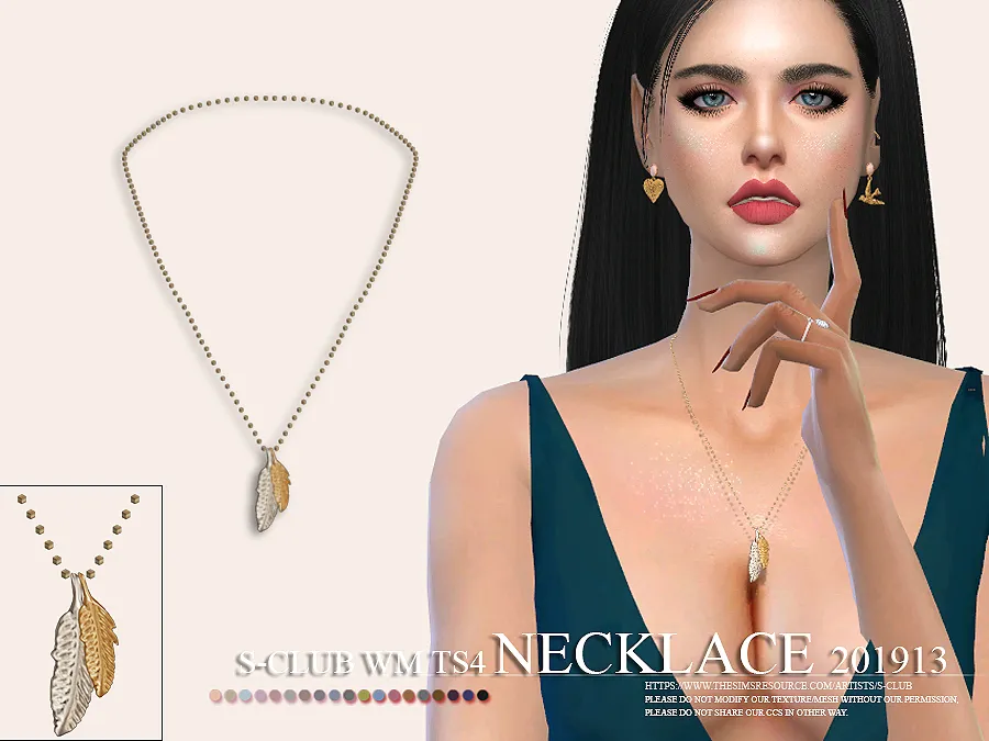 3051347.png S-Club ts4 WM Necklace 201913 - Image 1