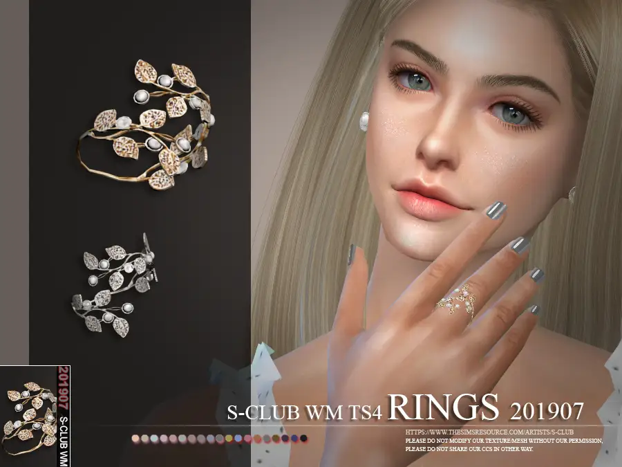 S-Club ts4 WM RINGS 201907