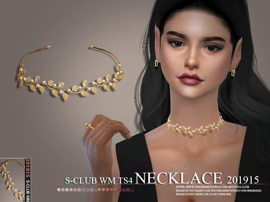 S-Club ts4 WM Necklace 201915
