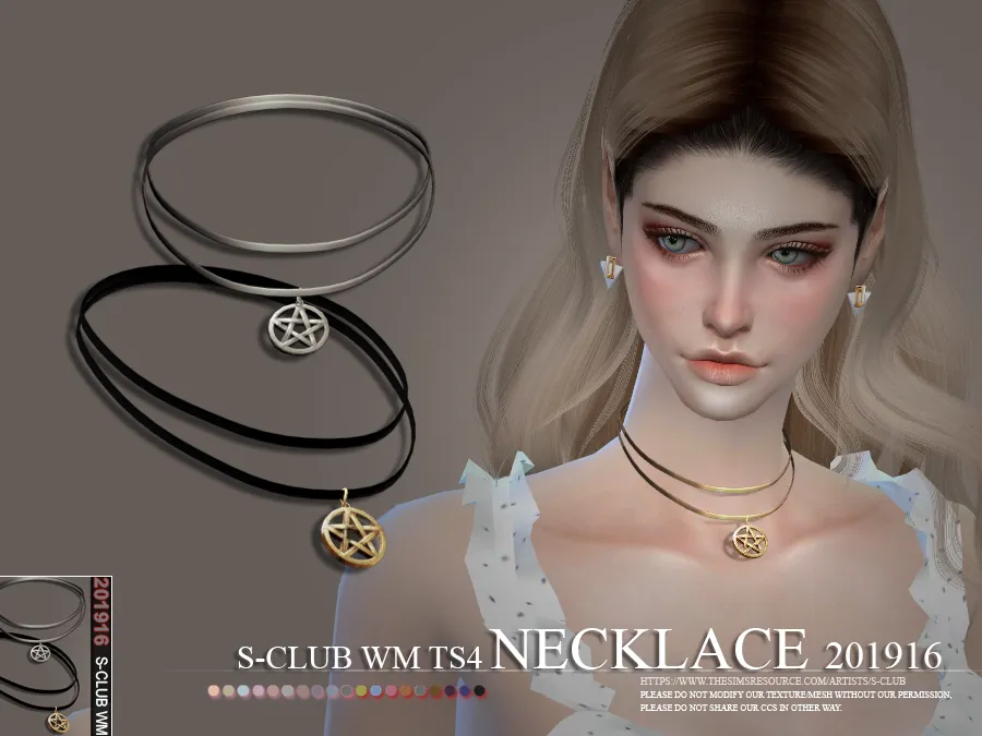 S-Club ts4 WM Necklace 201916