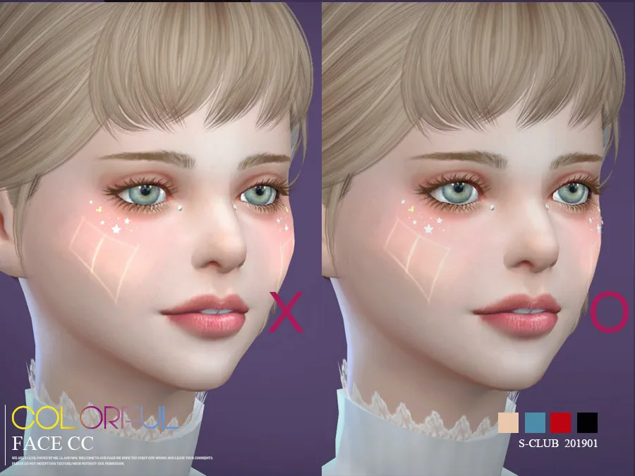 S-Club LL ts4 face cc 201901
