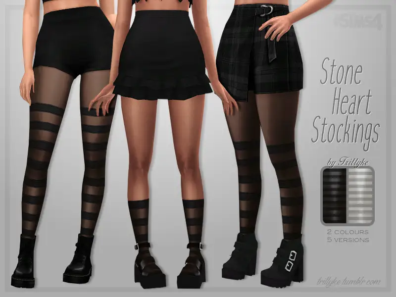 Trillyke - Stone Heart Stockings