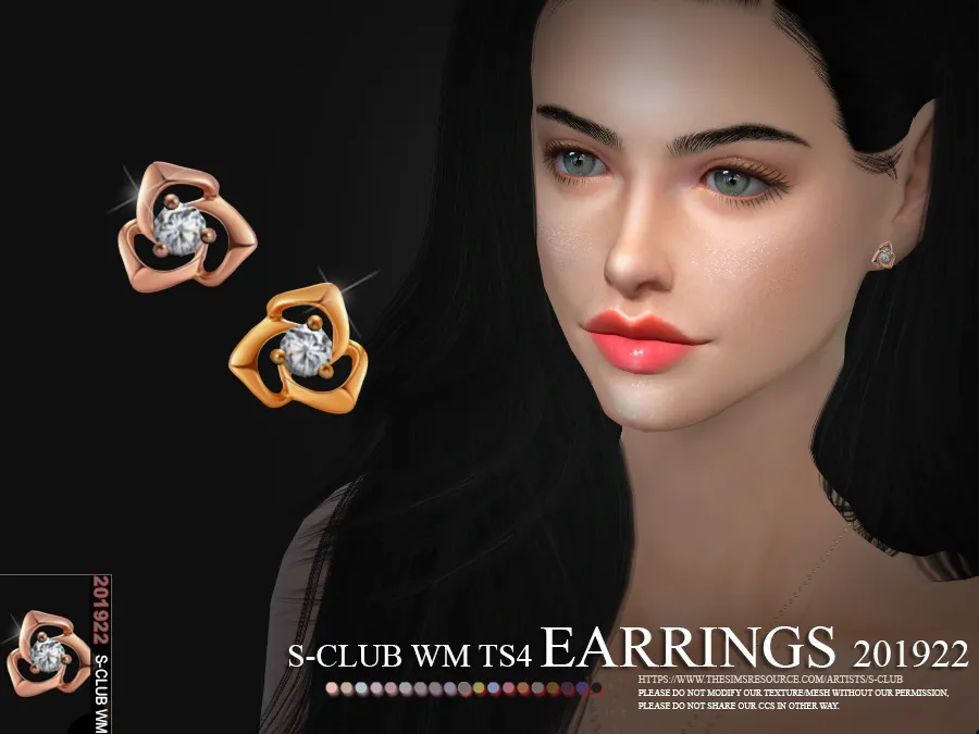 S-Club ts4 WM EARRINGS 201922
