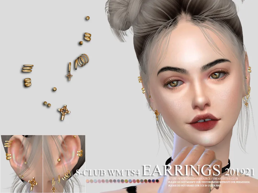 S-Club ts4 WM EARRINGS 201921