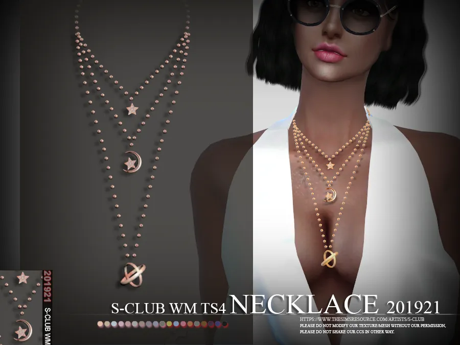 S-Club ts4 WM Necklace 201921