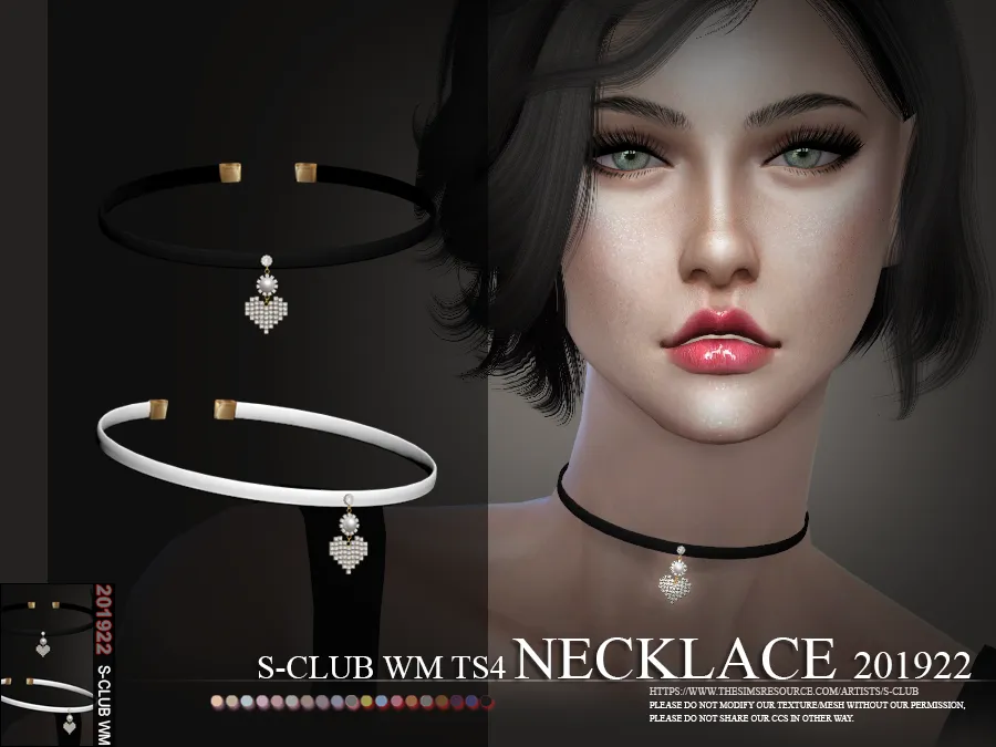 S-Club ts4 WM Necklace 201922