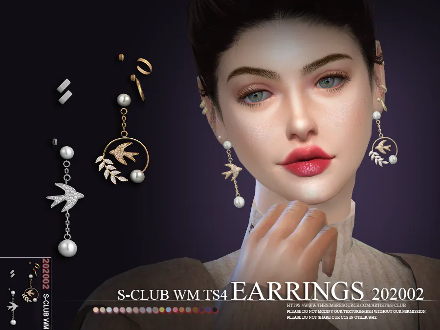 S-Club ts4 WM EARRINGS 202002