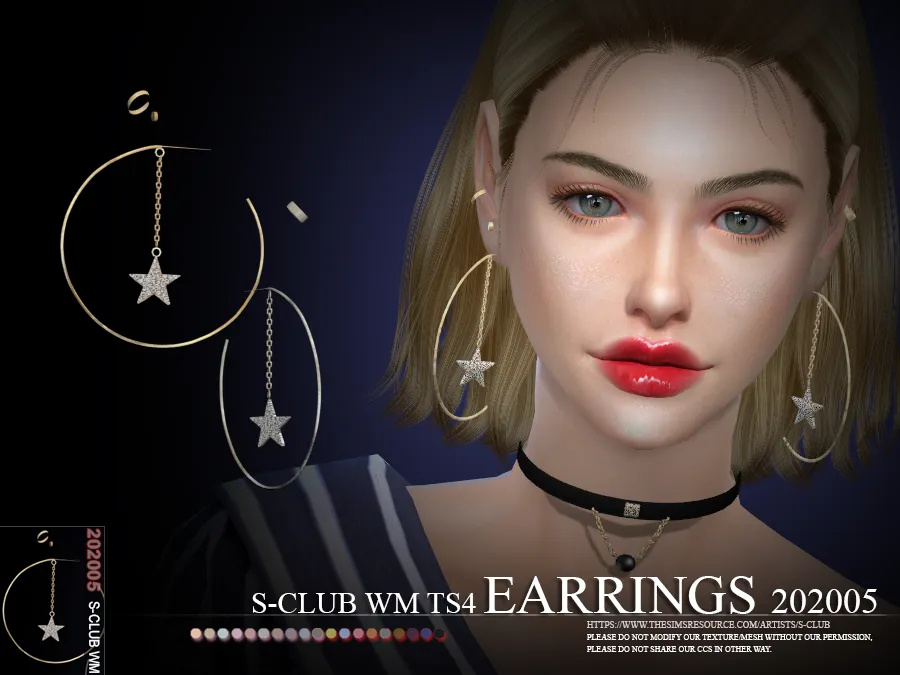 S-Club ts4 WM EARRINGS 202005