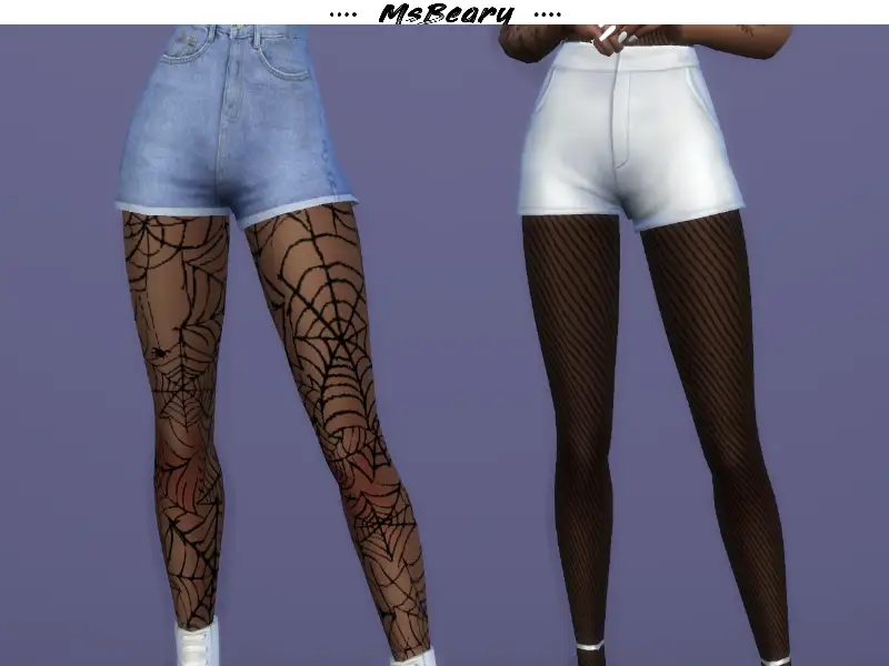 Fishnet Designed Tights
