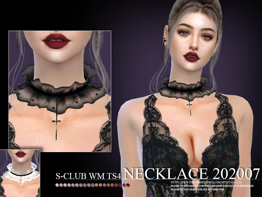 S-Club WM ts4 necklace 202007