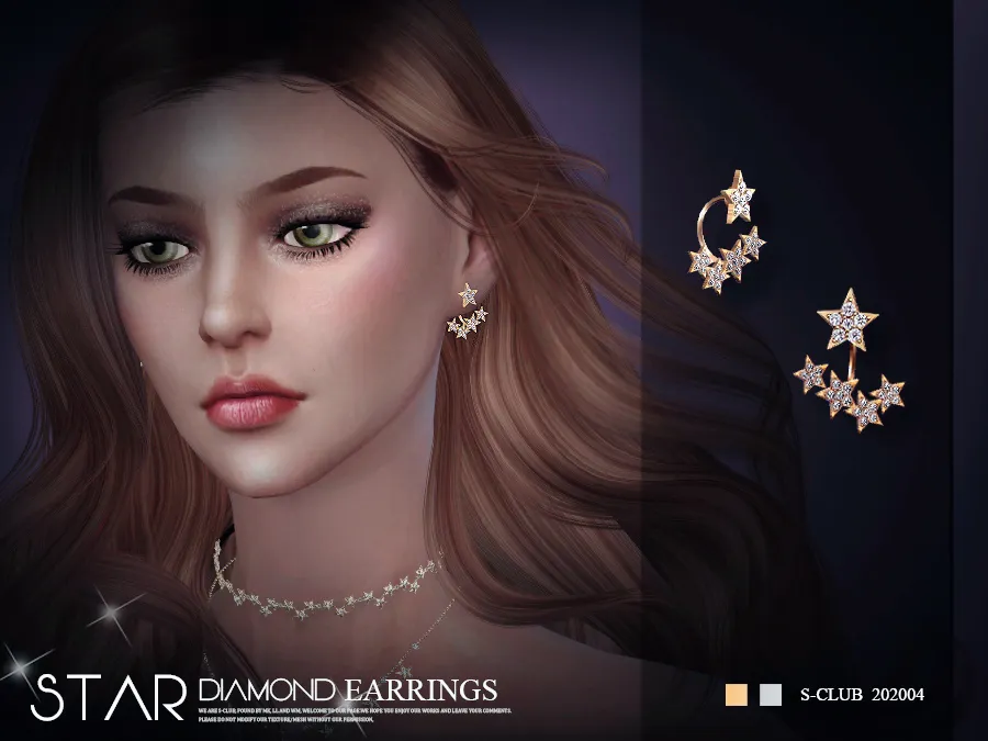 S-Club ts4 LL EARRINGS 202004