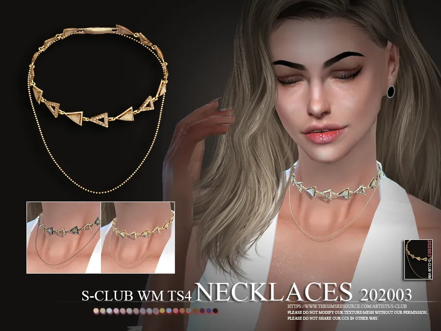 S-Club ts4 WM Necklace 202003