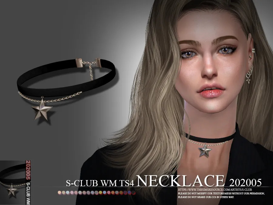 S-Club ts4 WM Necklace 202005