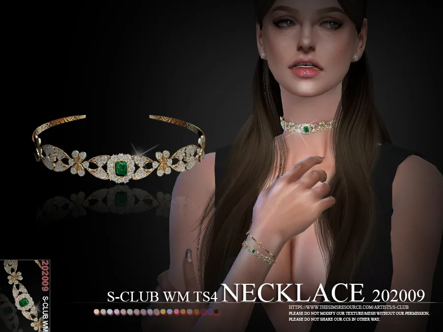 S-Club ts4 WM Necklace 202009